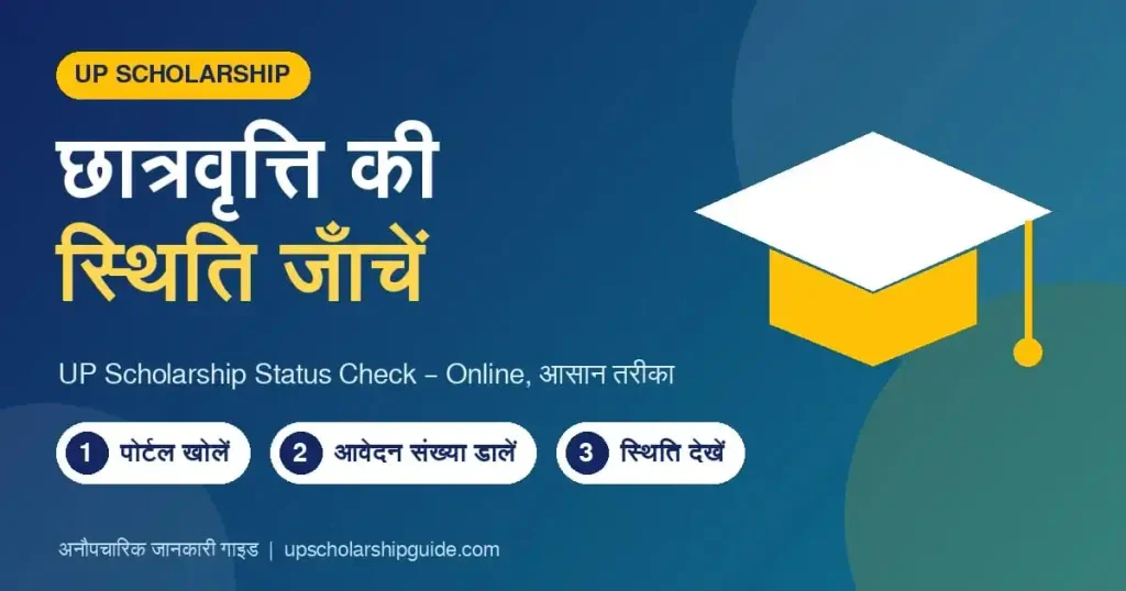 UP Scholarship Status 2026-27 - ऑनलाइन चेक करें